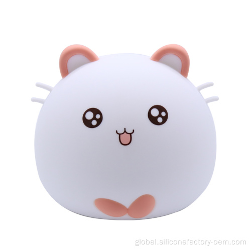 China Silicone Cute Cat Jellyfish Night Light Manufactory